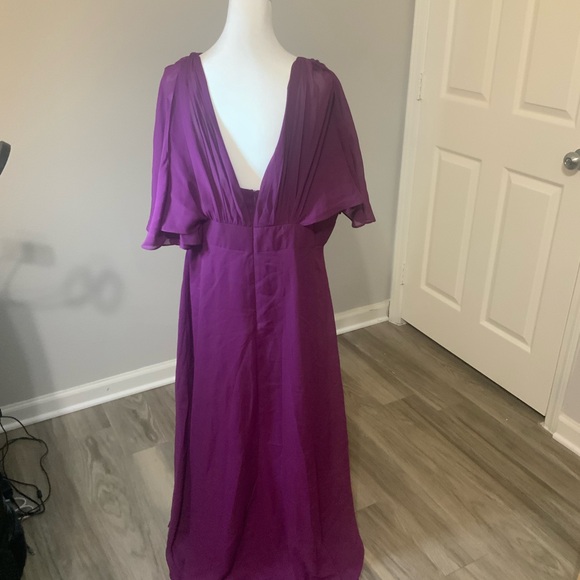 Chic Plum Maxi Dress - Picture 2 of 2